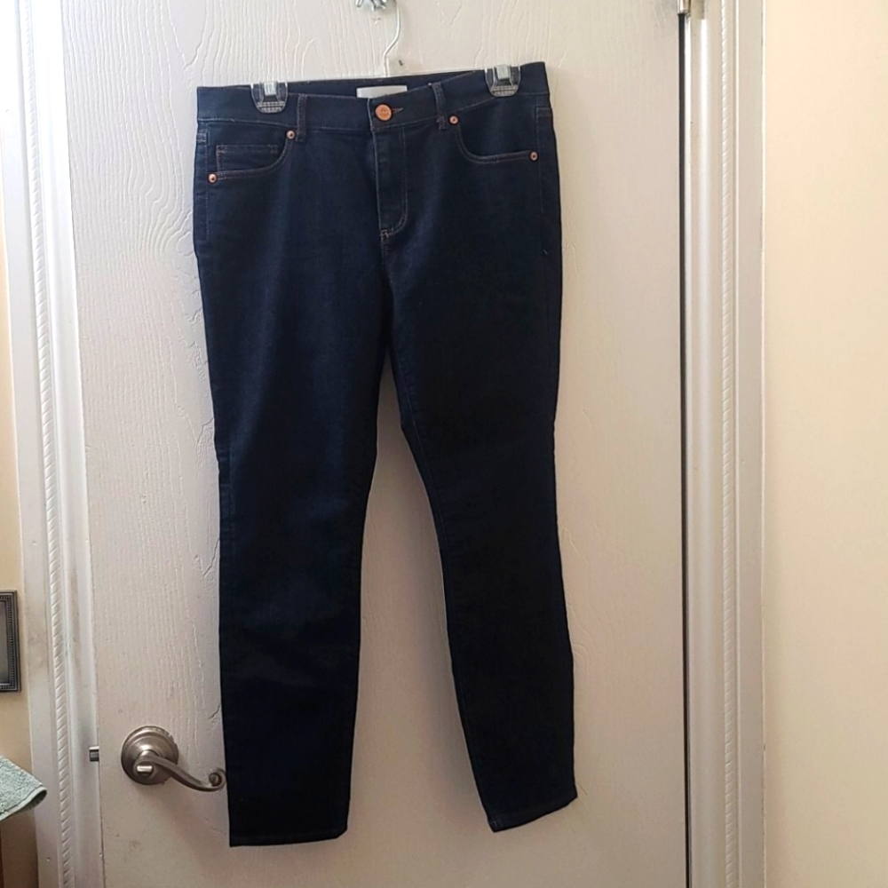 Loft Dark Wash Modern Skinny Jeans
